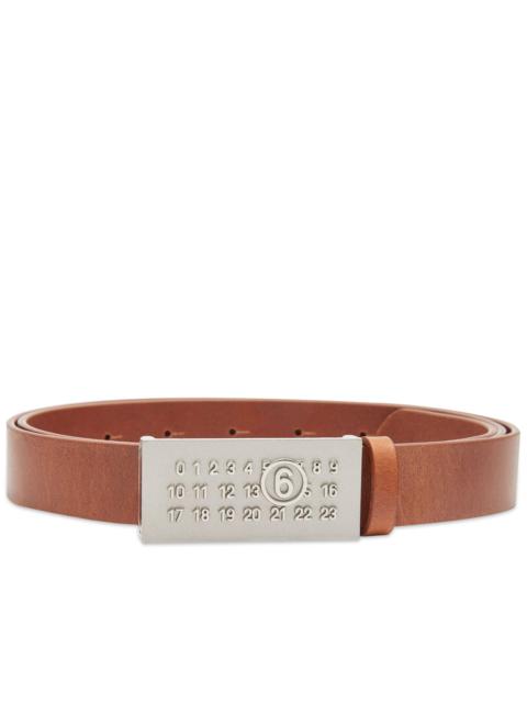 MM6 Maison Margiela MM6 Maison Margiela Number Logo Leather Belt