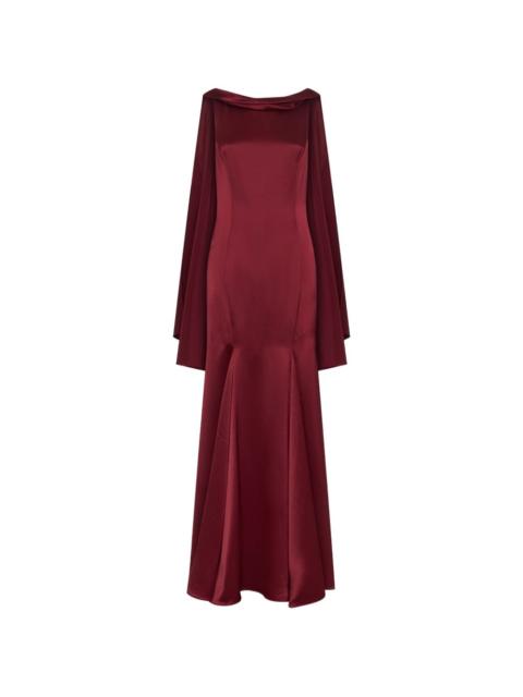 NICHOLAS Nicolette cowl-neck maxi dress