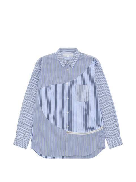 Comme des Garçons SHIRT Blue Stripe Cotton Poplin Shirt