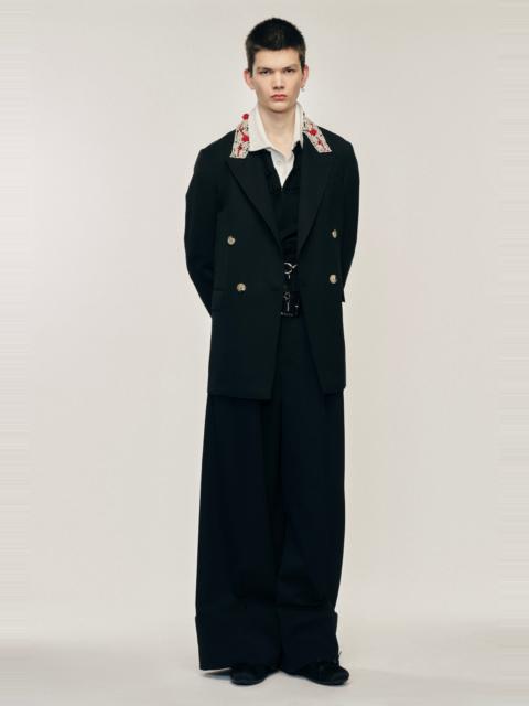 Simone Rocha Turbo Embellished Double Breasted Jacket