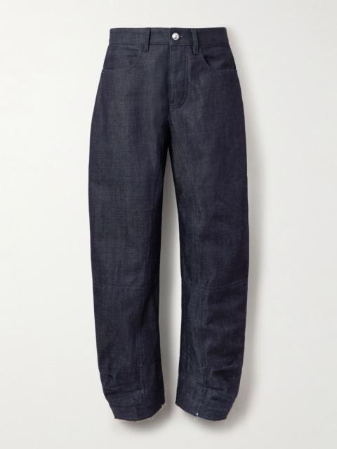 Jil Sander Mid-rise barrel-leg jeans Dark denim