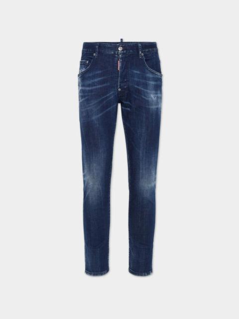DSQUARED2 DARK MILKY WAY WASH SKATER JEANS