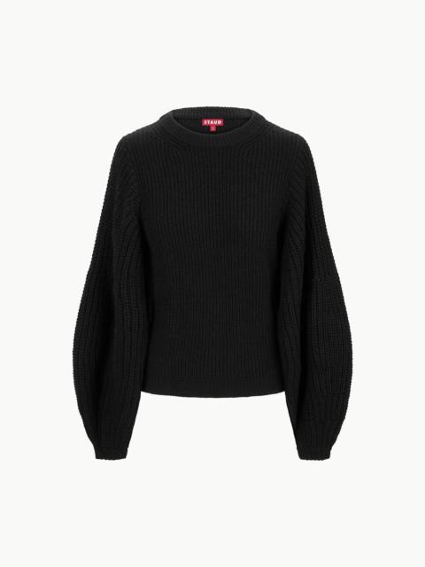 STAUD AURA SWEATER BLACK