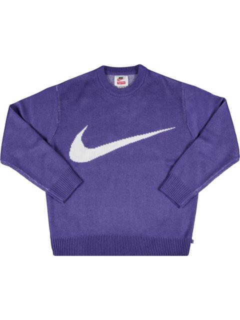 Supreme x Nike Swoosh Sweater 'Purple'