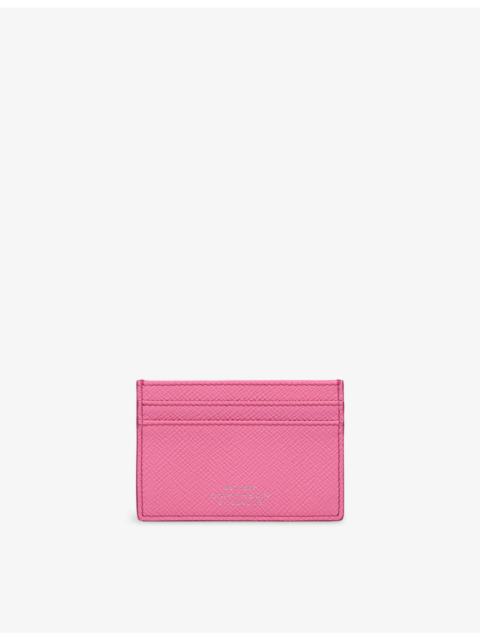 Smythson Panama Flat Leather Card Holder