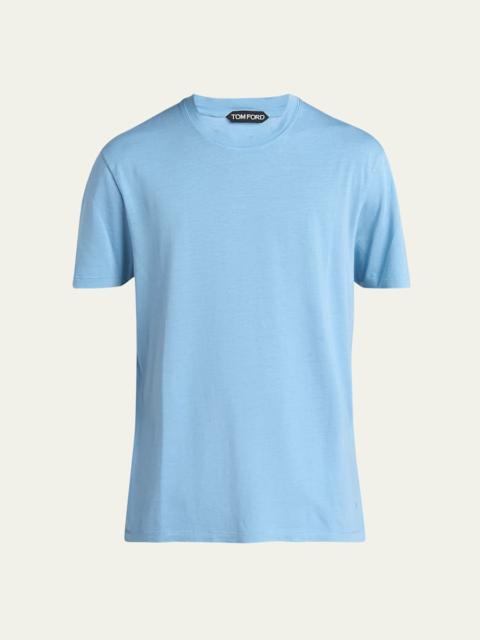 TOM FORD Men's Lyocell-Cotton Crewneck T-Shirt
