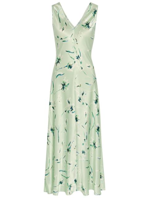Rails Rails Camellia Floral-print Satin-crepe Midi Dress