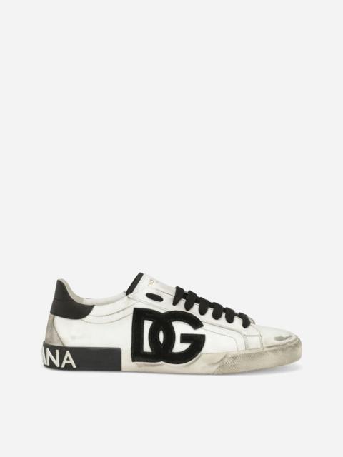 Dolce & Gabbana Calfskin Portofino Vintage sneakers