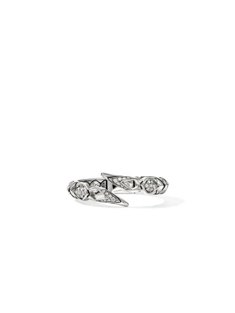JOHN HARDY Naga Ring, Sterling Silver, Diamonds