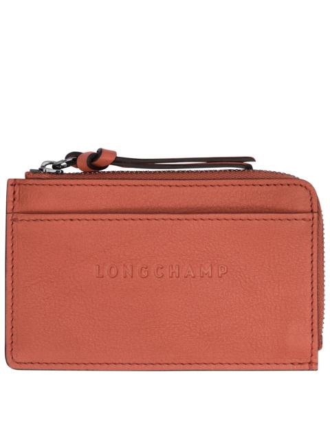 Longchamp Longchamp 3D Card holder Sienna - Leather