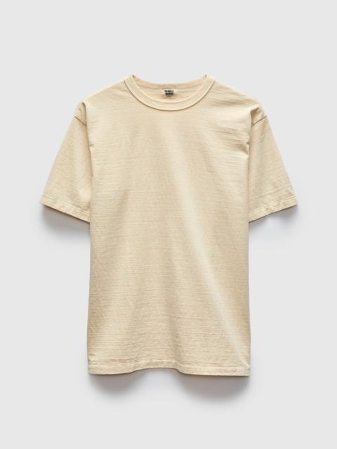 Warehouse & Co. Pigment Dyed Fallen Cotton Slub Tee in Cream