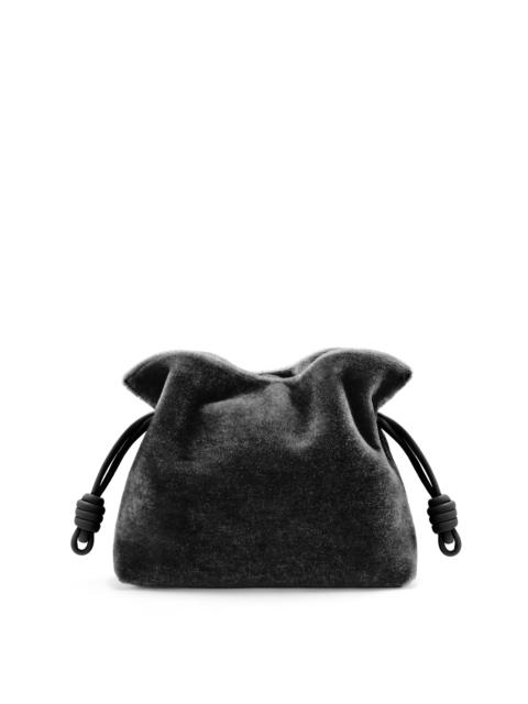 Loewe Flamenco clutch in mohair and calfskin