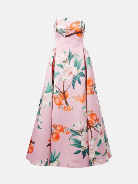 LEO LIN Nora floral cocktail dress