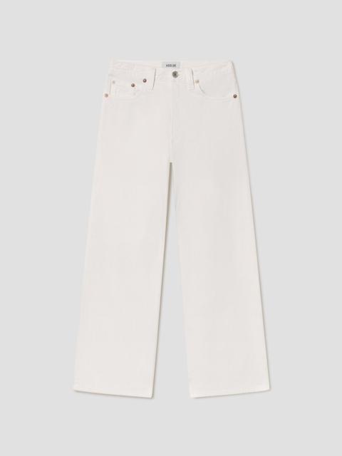 AGOLDE ARC JEAN 29" IN CHALK WHITE