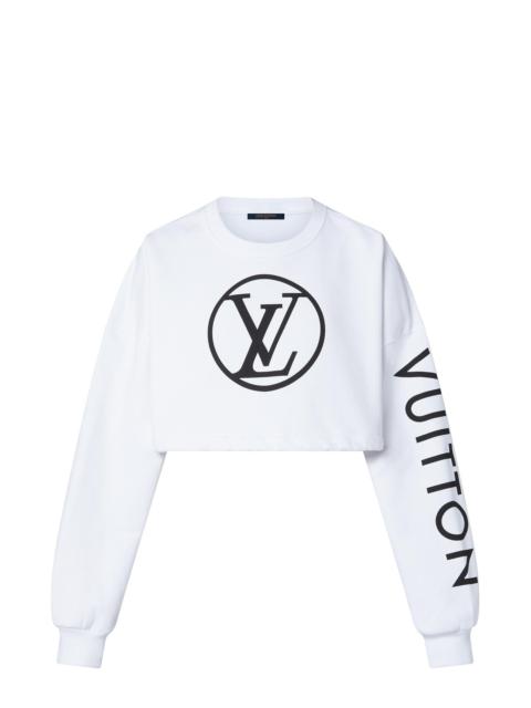 Louis Vuitton Macro Signature Cropped Sweater