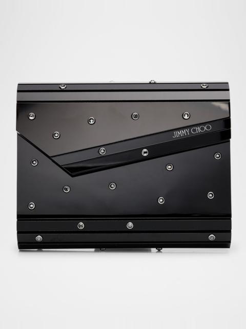JIMMY CHOO Candy Embellished Acrylic Clutch Bag