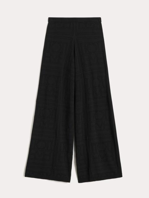 Totême Monogram pointelle trouser black