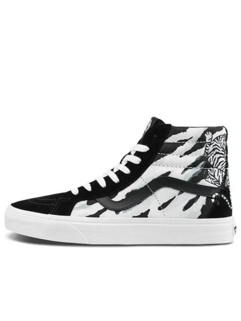 Vans Unisex SK8-Hi Reissue High-Top Sneakers Black/White VN0A2XSBWHT
