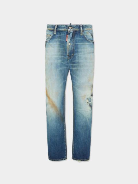 DSQUARED2 MEDIUM RUSTY NAIL WASH BIG BROTHER JEANS