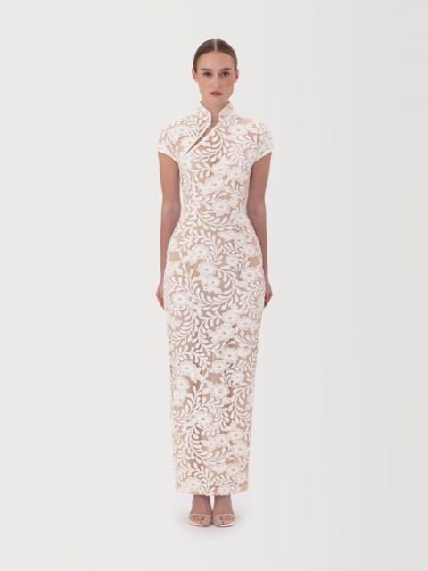 SAU LEE SERAPHINE LACE DRESS