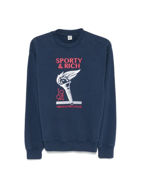 Sporty & Rich graphic-print sweatshirt