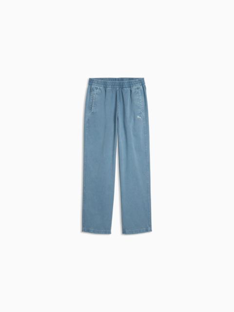 PUMA FUTURE.PUMA.ARCHIVE Relaxed Washed Twill Track Pants
