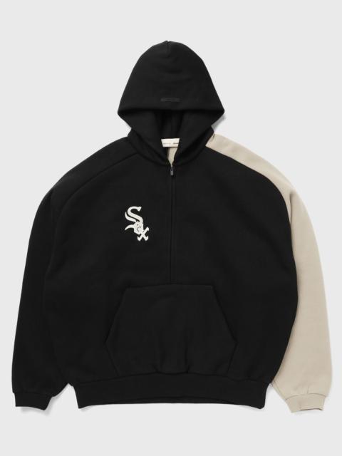 ESSENTIALS WHITE SOX RAGLAN HALF ZIP SPORT HOODIE