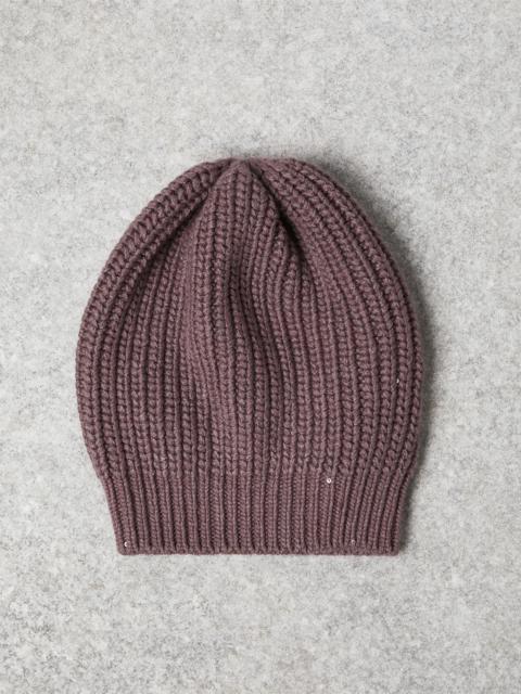 Brunello Cucinelli Cashmere and silk Diamond yarn beanie