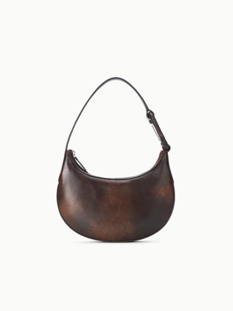 STAUD STAUD ALDEN SHOULDER BAG ESPRESSO DISTRESSED