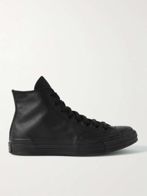 Chuck 70 Full-Grain Leather High-Top Sneakers