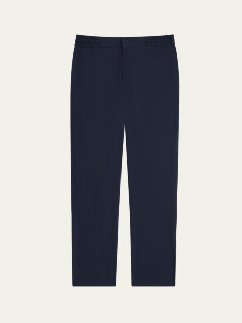 ORLEBAR BROWN Men's Tailored Fit Italian Seersucker Flat-Front Trousers