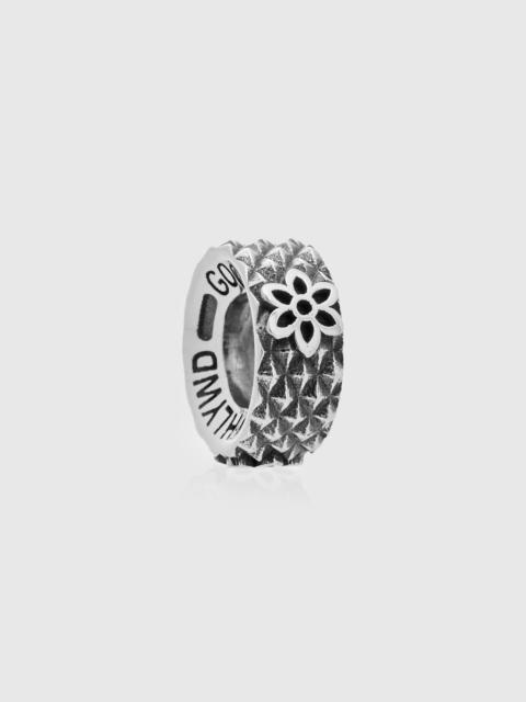 GOOD ART HLYWD Cutout Rosette Rondel in Sterling Silver