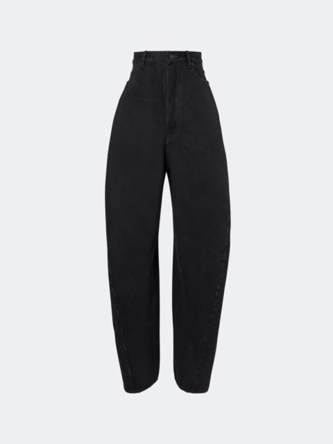 BALENCIAGA Mid-rise barrel-leg jeans