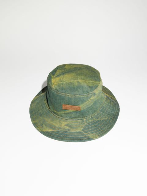 Acne Studios Denim bucket hat - Yellow/blue