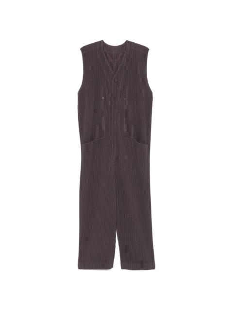 plissé jumpsuit