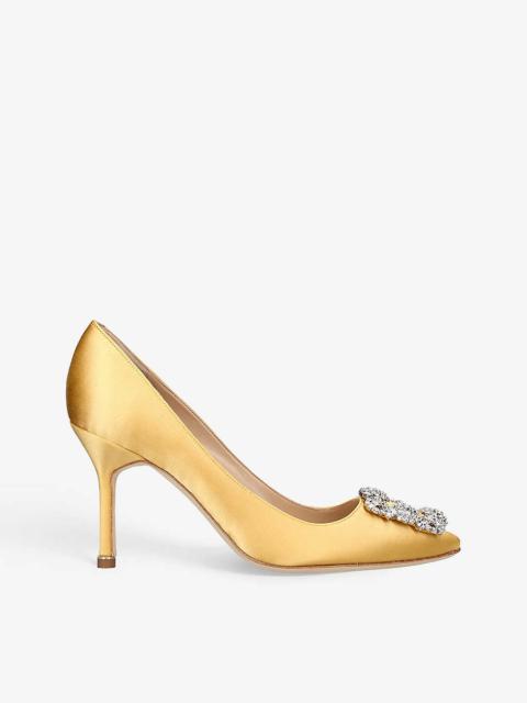 Hangisi 90 crystal-embellished satin courts