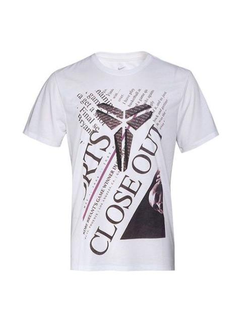 Nike Nike Dri-FIT Kobe Black Mamba Basketball Tee Men's White 913518-100