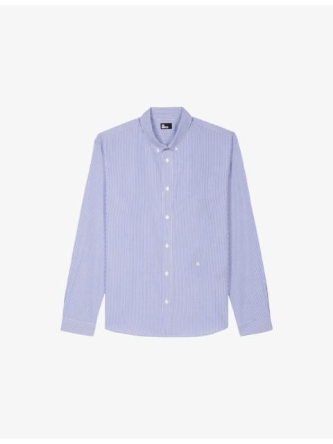 The Kooples Striped Long-Sleeved Cotton Shirt