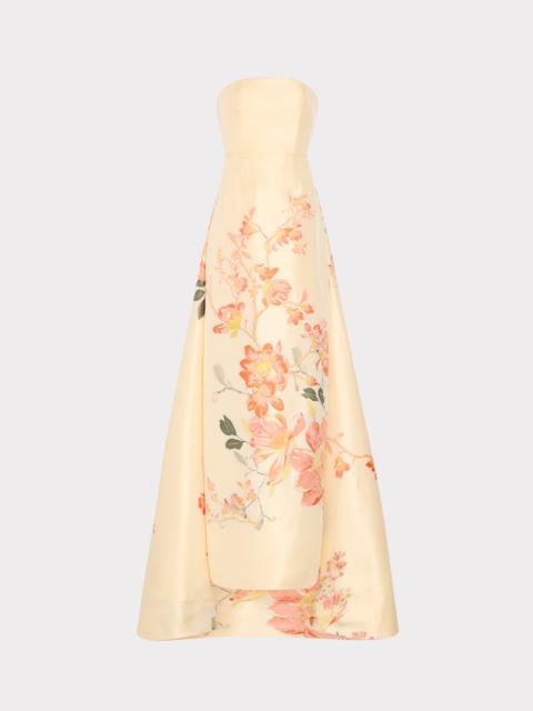 MILLY Dorothy Printed Taffeta Dress
