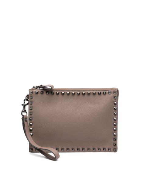 Valentino Rockstud leather clutch bag