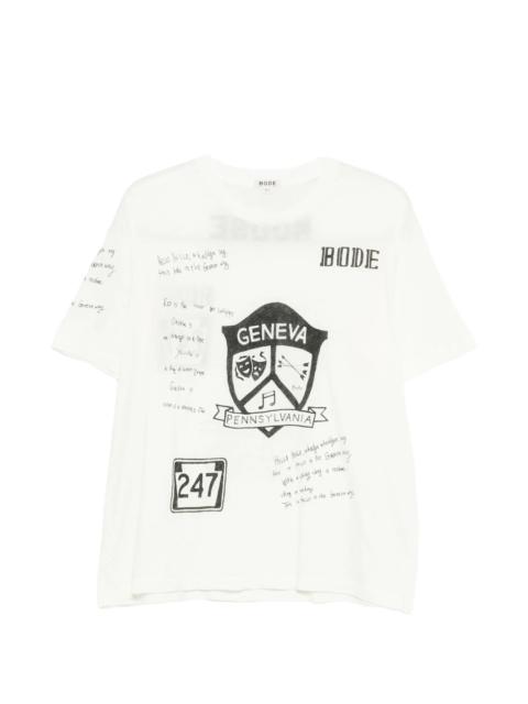 BODE Bode Camp Crest Graphic-print T-shirt