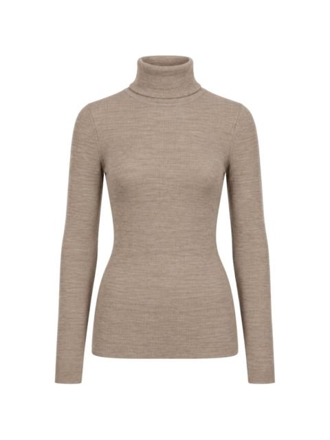 Max Mara ribbed-knit roll-neck sweater