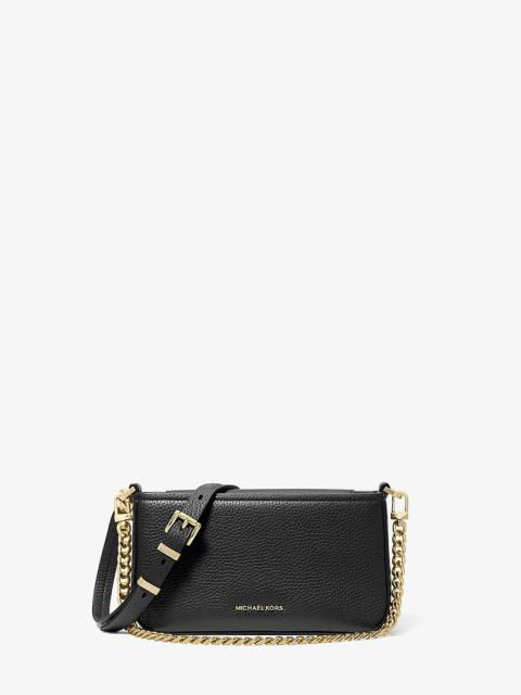 MICHAEL KORS Bryant Small Pebbled Leather Convertible Pochette