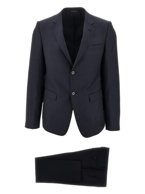 EMPORIO ARMANI striped-pattern suit