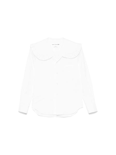Comme des Garçons GIRL frill wide-collared shirt