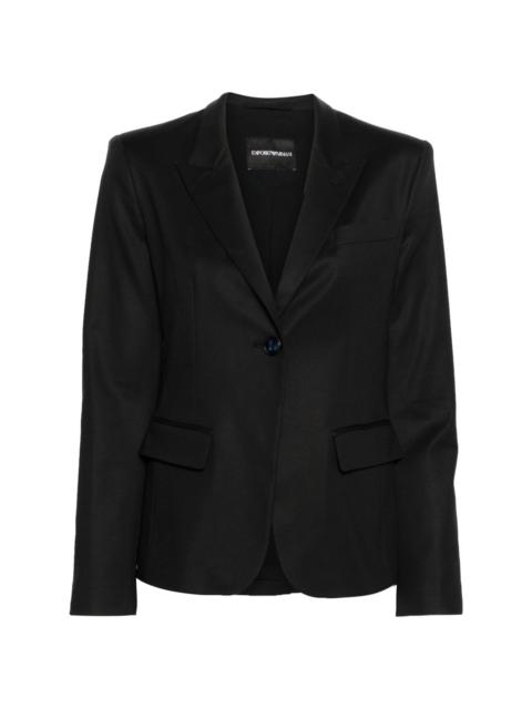 single-breasted blazer