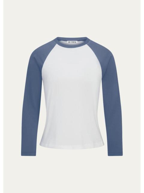ÉTERNE Long-Sleeve Baseball T-Shirt