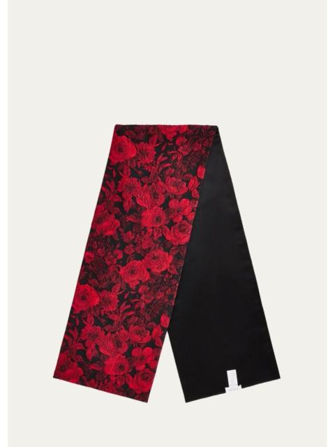 MICHAEL KORS COLLECTION Rose Silk-Blend Stole