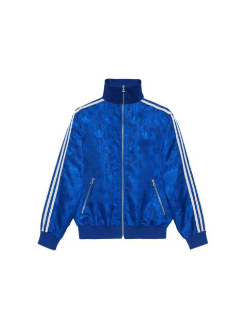 GUCCI Gucci x adidas GG Trefoil Jacquard Jacket Cobalt Blue