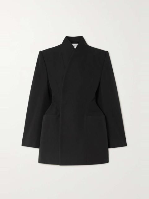 BALENCIAGA Hourglass wool-gabardine jacket